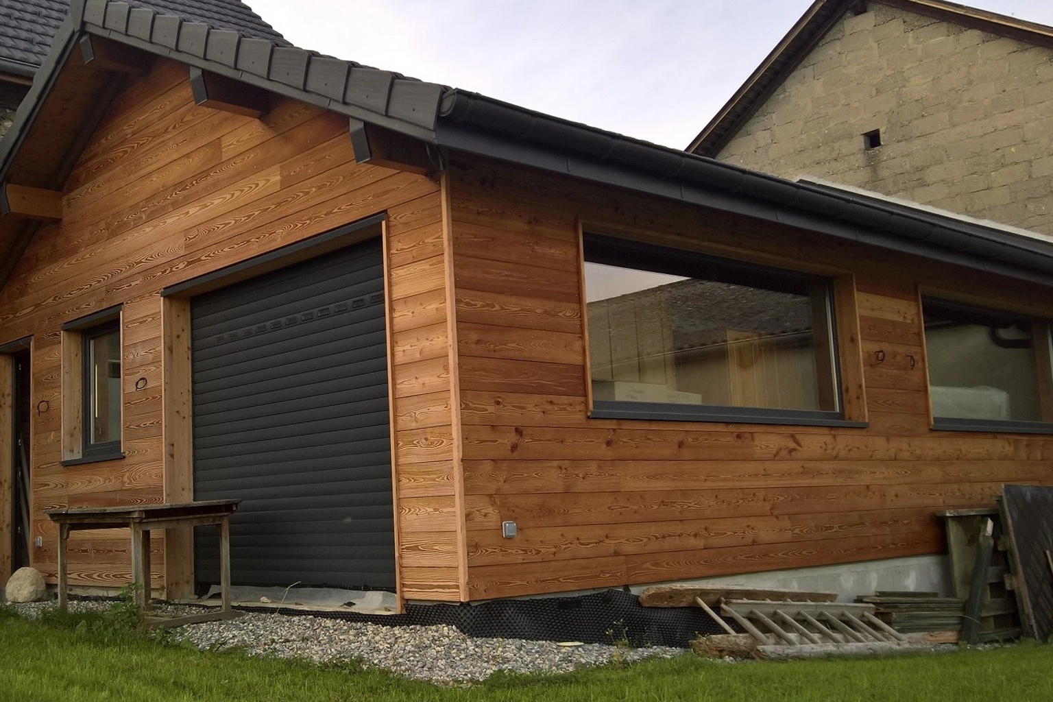 traitement bardage bois Ciboure red cedar façade bois