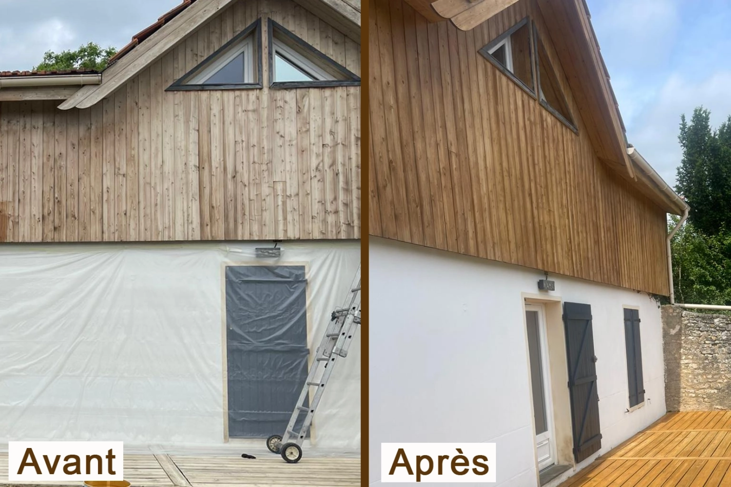 traitement bardage bois Biarritz saturateur protection UV